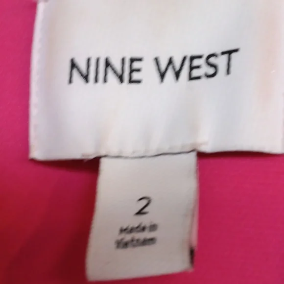 Nine WestbWomen's Hot Pink Blazer Lined - Picture 2 of 4